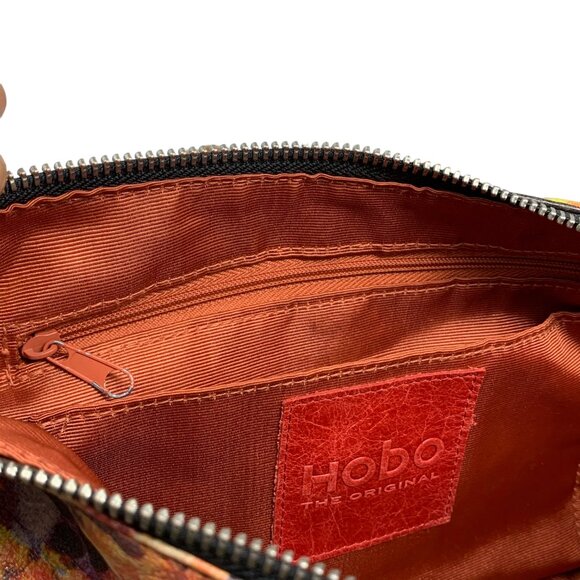HOBO The‎ Original Phoebe Autumn Orchards Leather Shoulder Bag - Picture 6 of 10